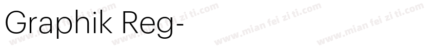 Graphik Reg字体转换